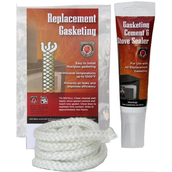 Meeco Manufacturing Meeco Manufacturing 203K Gasket Rope 0.5 in. x 6 ft. White with Cement 203K - main